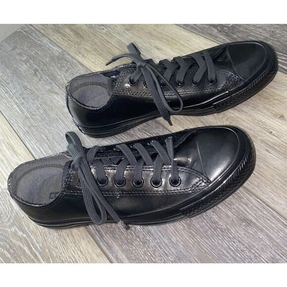 Converse Chuck Taylor All Star Sneaker Shoes Black Pearl 553271C Womens Size 7 - Picture 2 of 11